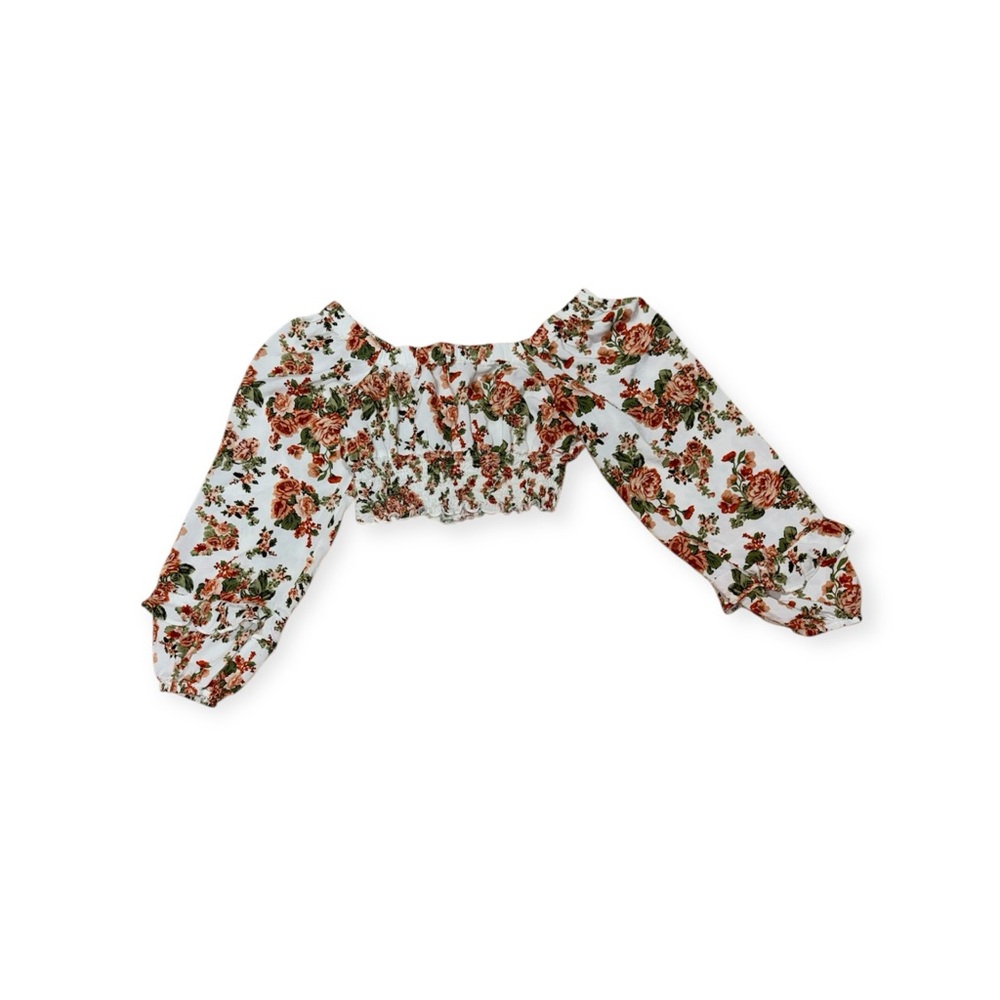 Altar’d State Floral Off-Shoulder Blouse Small - Picture 2 of 4